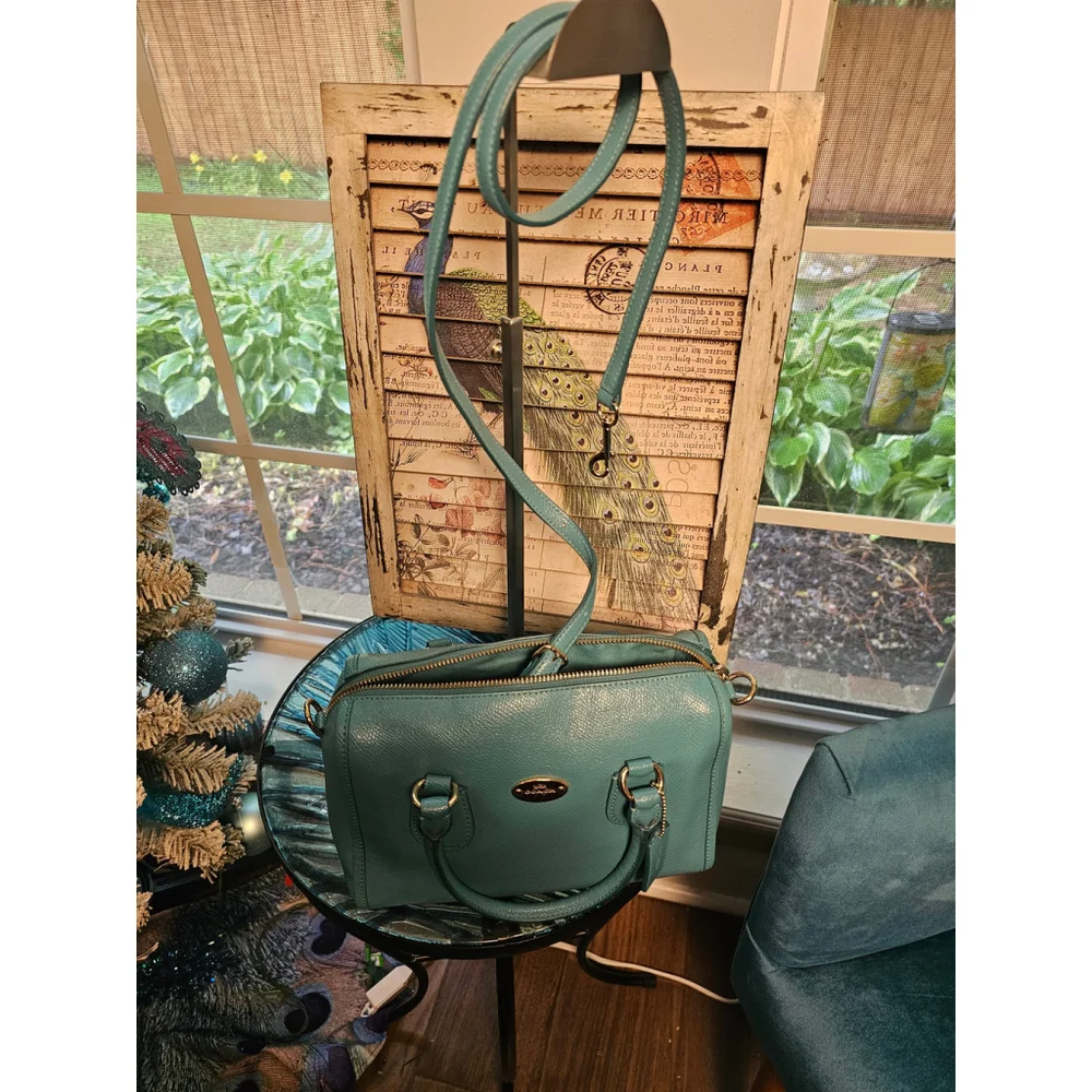 COACH Small BENNETT BOSTON SATCHEL CROSSBODY TOTE BAG EUC - Picture 5 of 6
